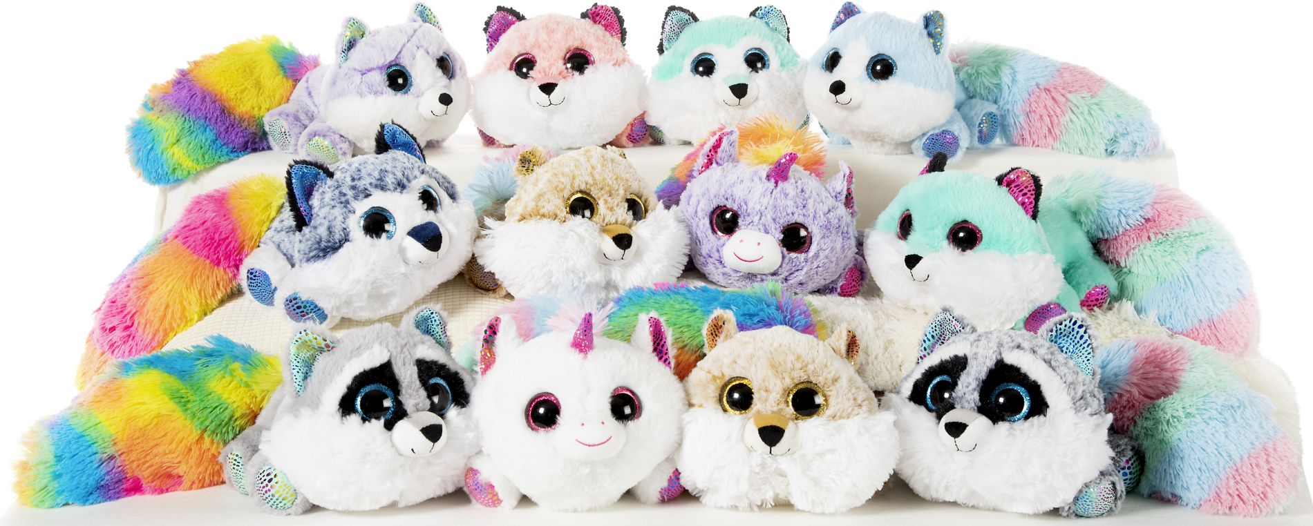 Heunec - Rainbow Buddies 30 cm sort.