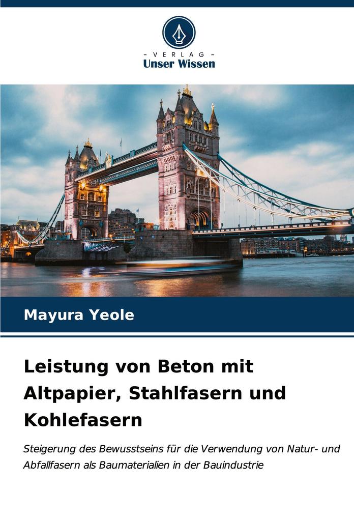 Leistung von Beton mit Altpapier Stahlfasern und Kohlefasern