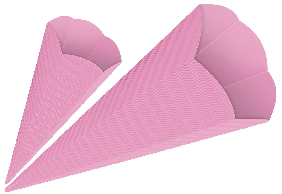 URSUS Schultüten 3D-Schultüten pink Höhe: 41 cm Durchmesser: 15 cm