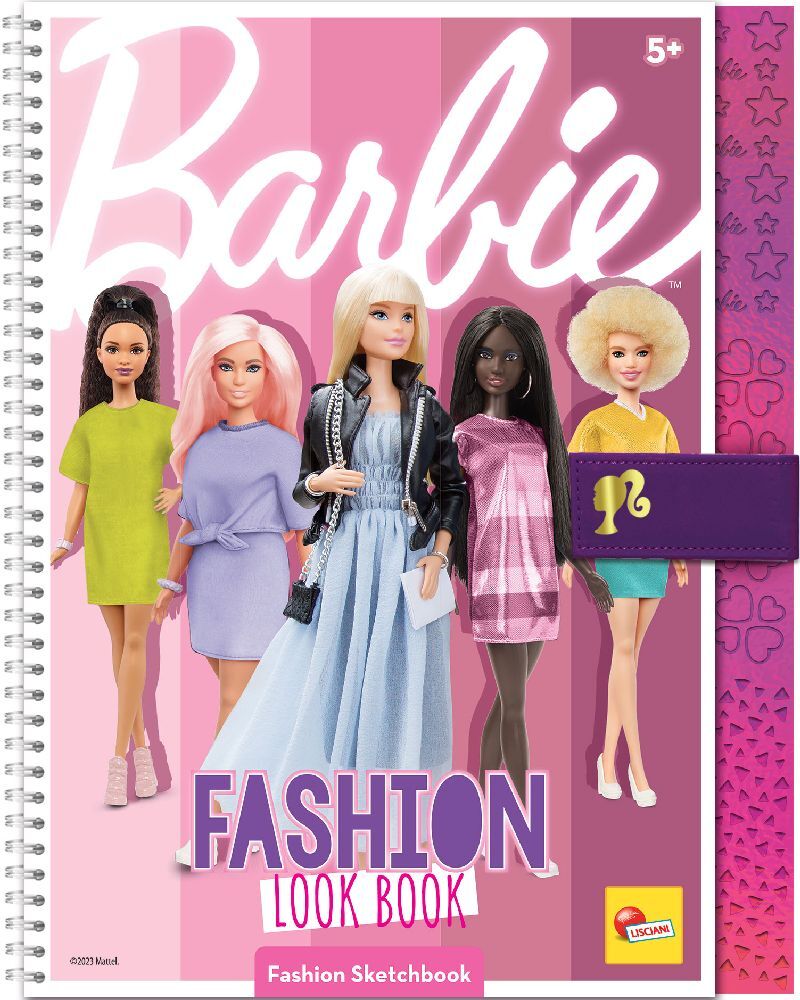 LiscianiGiochi Barbie Sketch Book Fashion Look Book (In Display Of 8 Pcs)