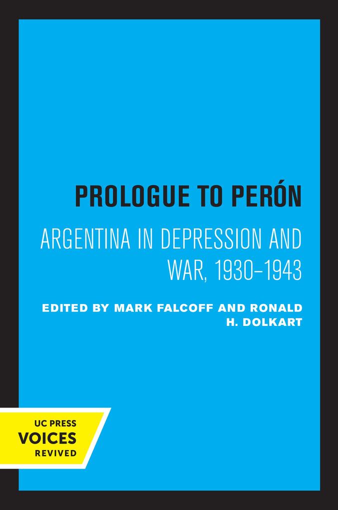 Prologue to Perón