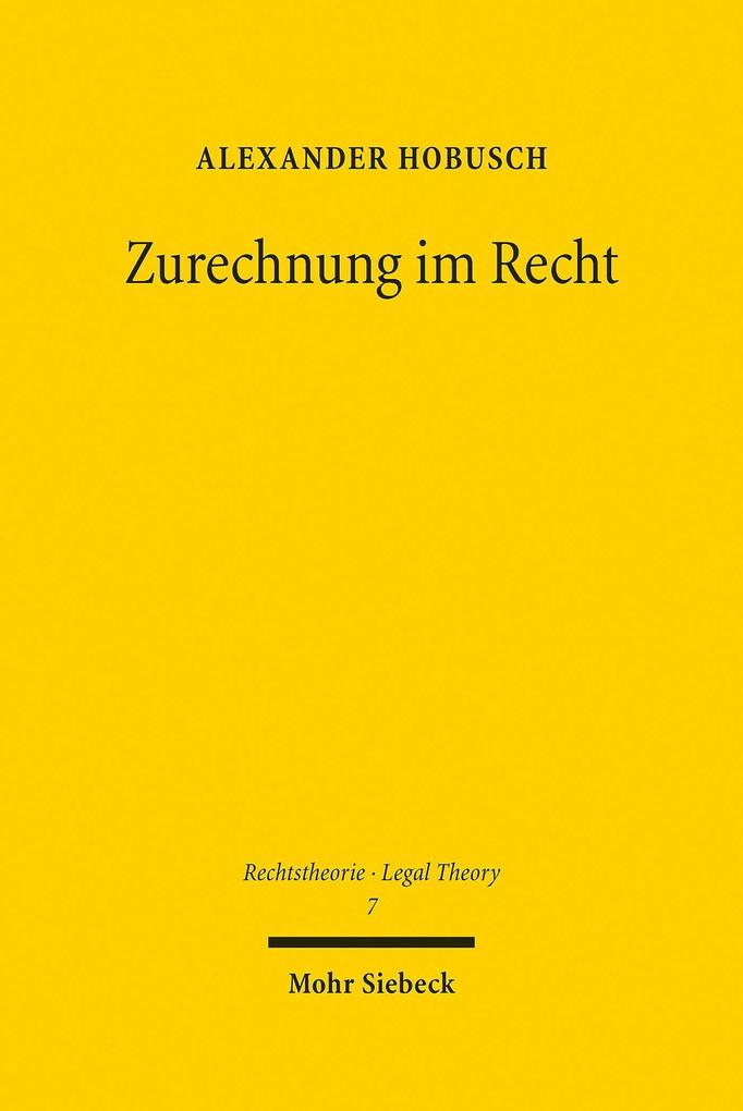 Zurechnung im Recht