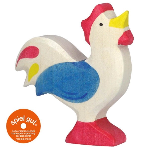 Holztiger 80015 - Hahn blau