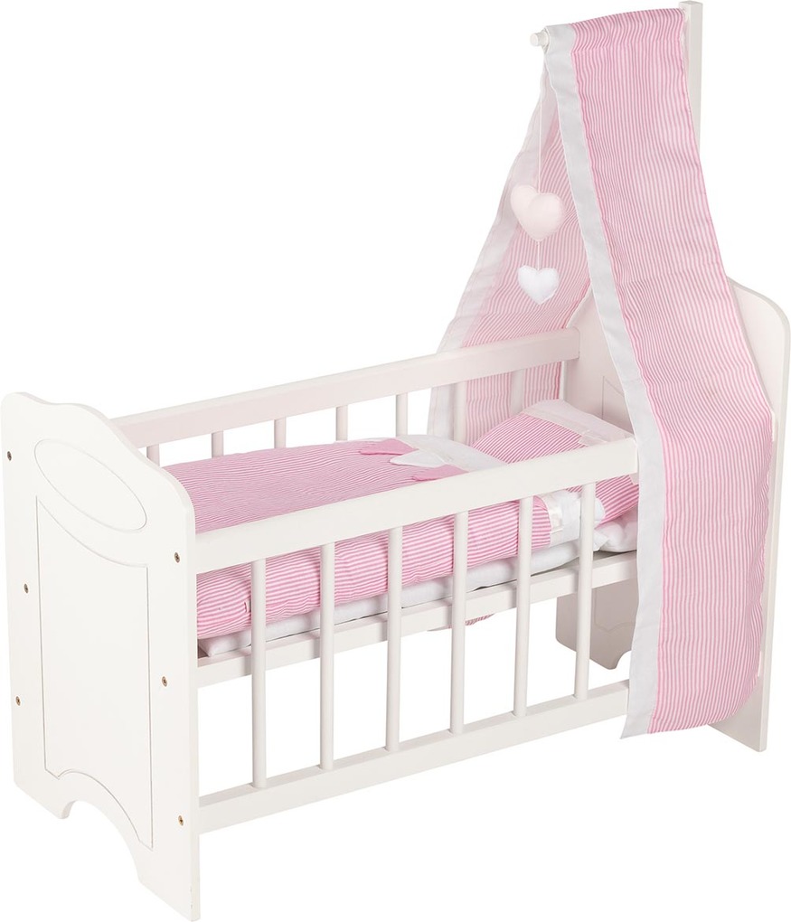 Gollnest & Kiesel Kg Goki 51762 - Puppenbett Mit Himmel Und Bettzeug