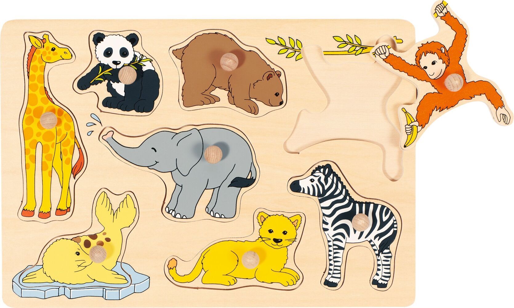 Steckpuzzle Tierkinder