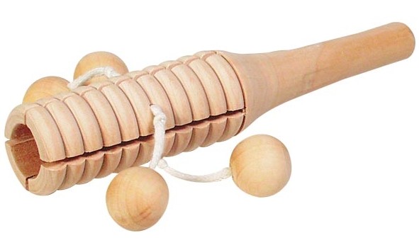 Goki UC906 - Tonblock mit 4 Holzkugeln