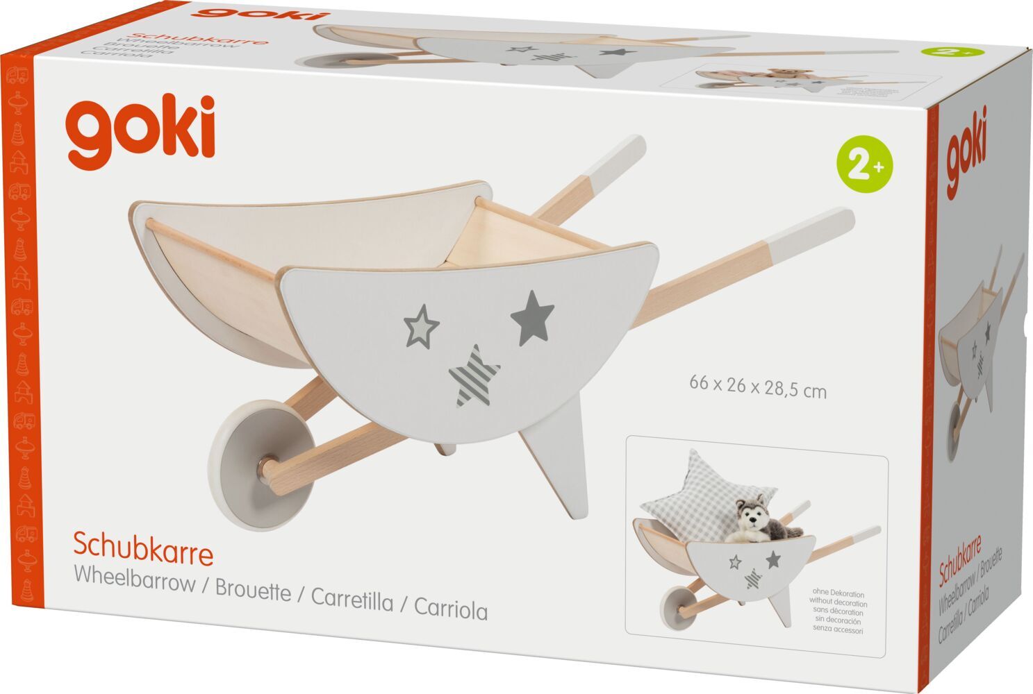 Goki 53796 - Schubkarre Sternenfahrt