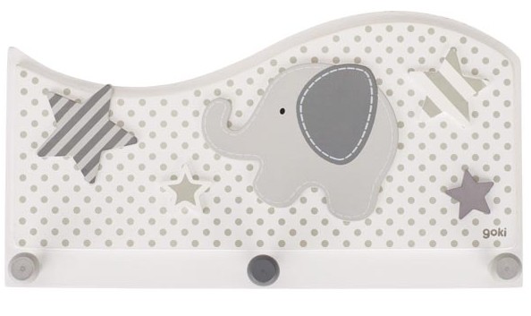 Goki 60737 - Garderobe Elefant und Sterne