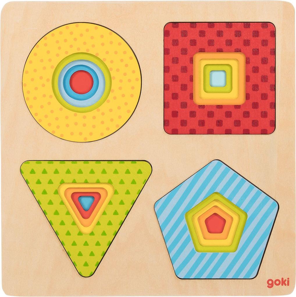 Schichtenpuzzle Formen