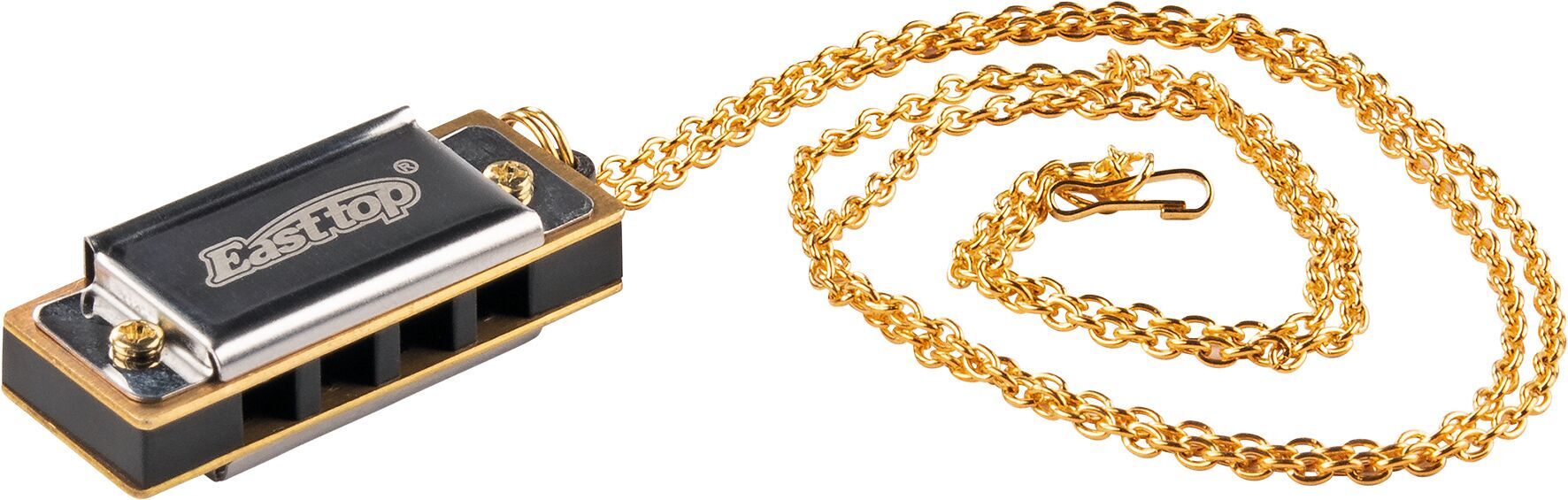 Goki UC080 - Mini-Mundharmonika mit Kette