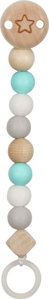 Goki 65237 - Schnullerkette Stern