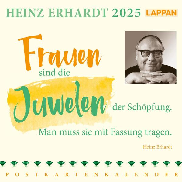Heinz Erhardt: Postkartenkalender 2025