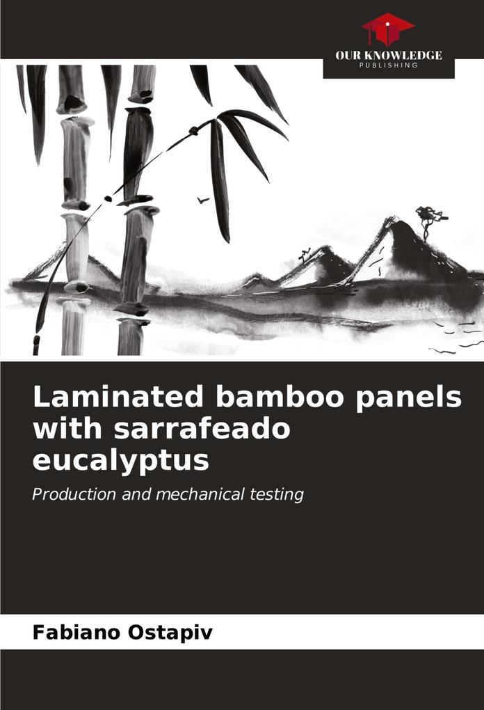 Laminated bamboo panels with sarrafeado eucalyptus