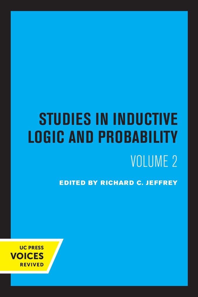Studies in Inductive Logic and Probability Volume II
