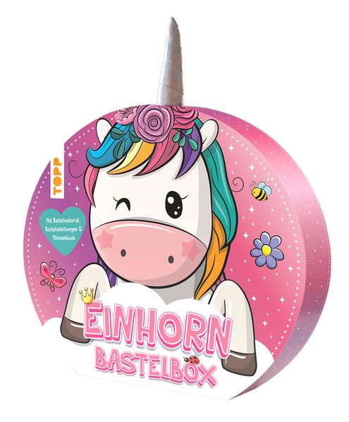 Einhorn-Bastelbox. Mit Anleitungen Bastelmaterial und Mitmachbuch