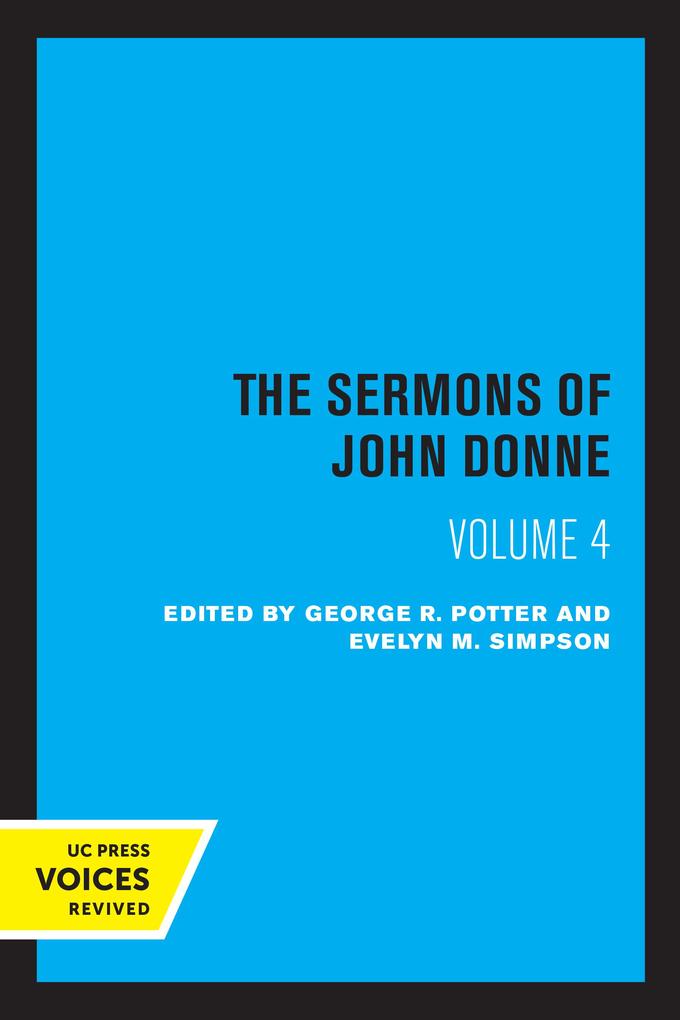 The Sermons of John Donne Volume IV