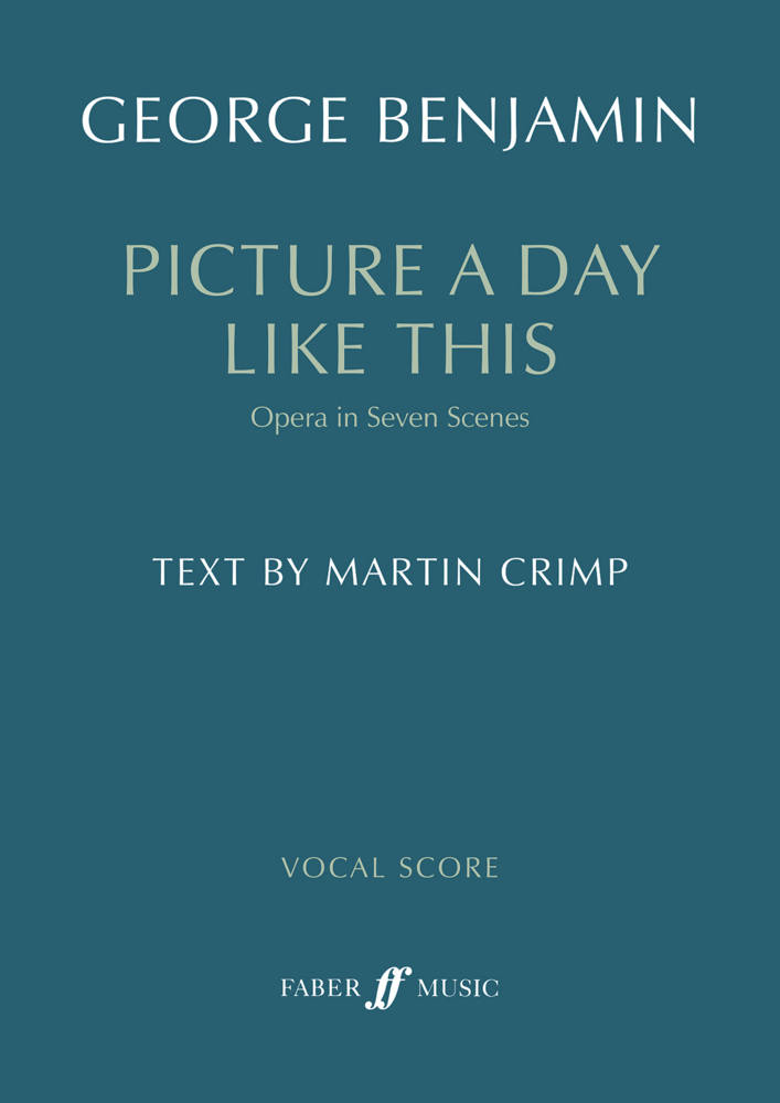 Picture a day like this (Vocal Score)