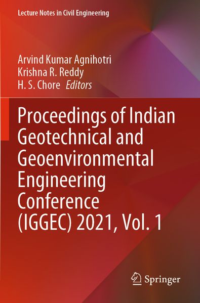 Proceedings of Indian Geotechnical and Geoenvironmental Engineering Conference (IGGEC) 2021 Vol. 1