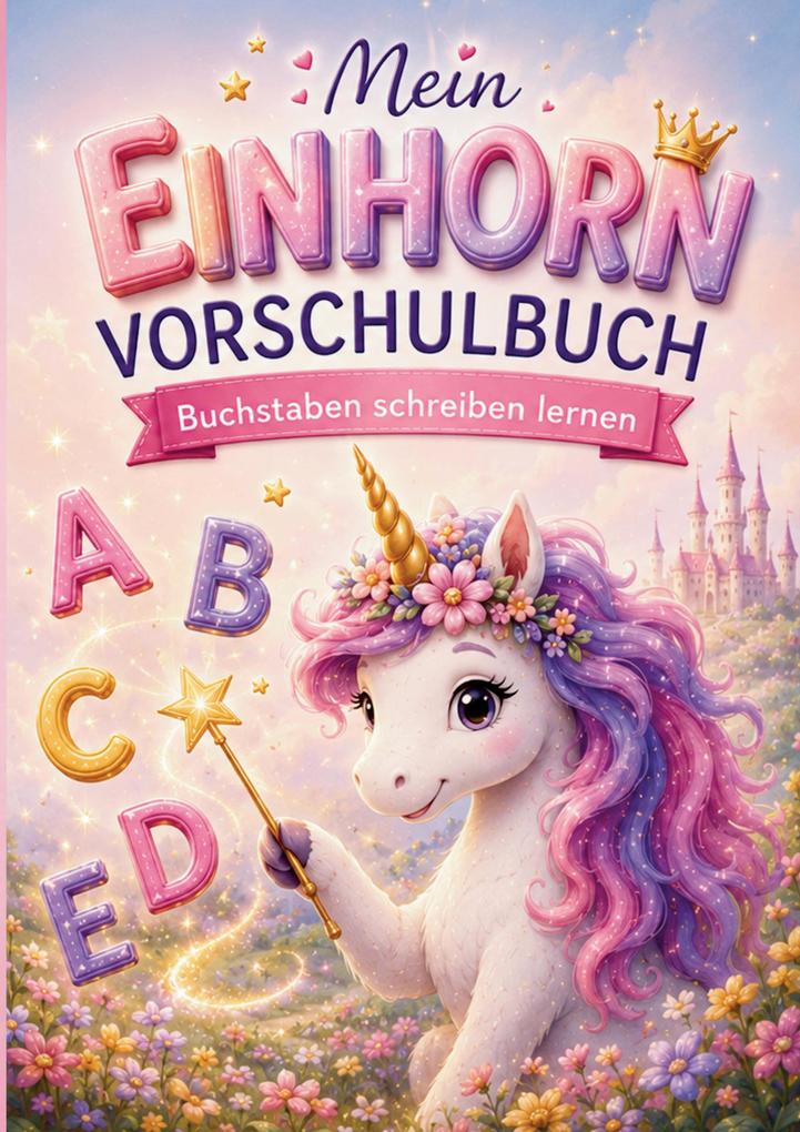 Mein Einhorn Vorschulbuch - Buchstaben schreiben lernen