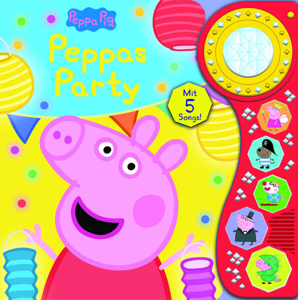 Peppa Pig - Peppas Party - Soundbuch mit Lichteffekt - interaktives Pappbilderbuch mit leuchtendem K