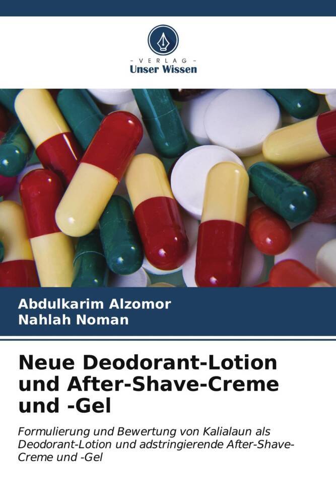 Neue Deodorant-Lotion und After-Shave-Creme und -Gel