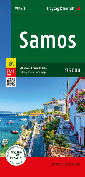 Samos Wander- und Freizeitkarte 1:35.000 freytag & berndt