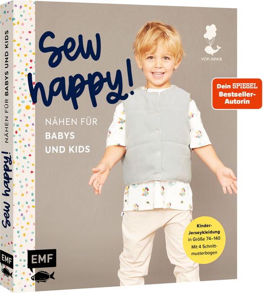 EMF Edition Michael Fischer - Sew happy! - Nähen für Babys und Kids mit @von.anne, Multicolor