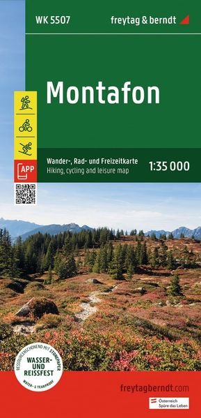 freytag & berndt Wanderkarte WK 5507 Montafon 1:35.000