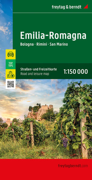 Emilia-Romagna Straßen- und Freizeitkarte 1:150.000 freytag & berndt