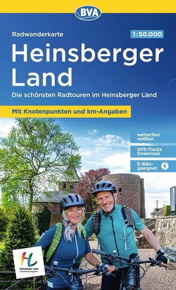 BVA Radwanderkarte Heinsberger Land mit Knotenpunkten 1:50.000