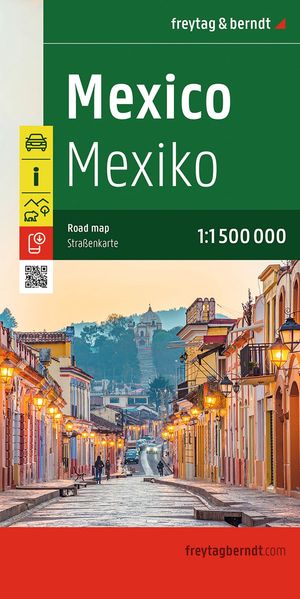 Freytag + Berndt Freytag & Berndt Straßenkarte Mexiko 1, 15 Mio.