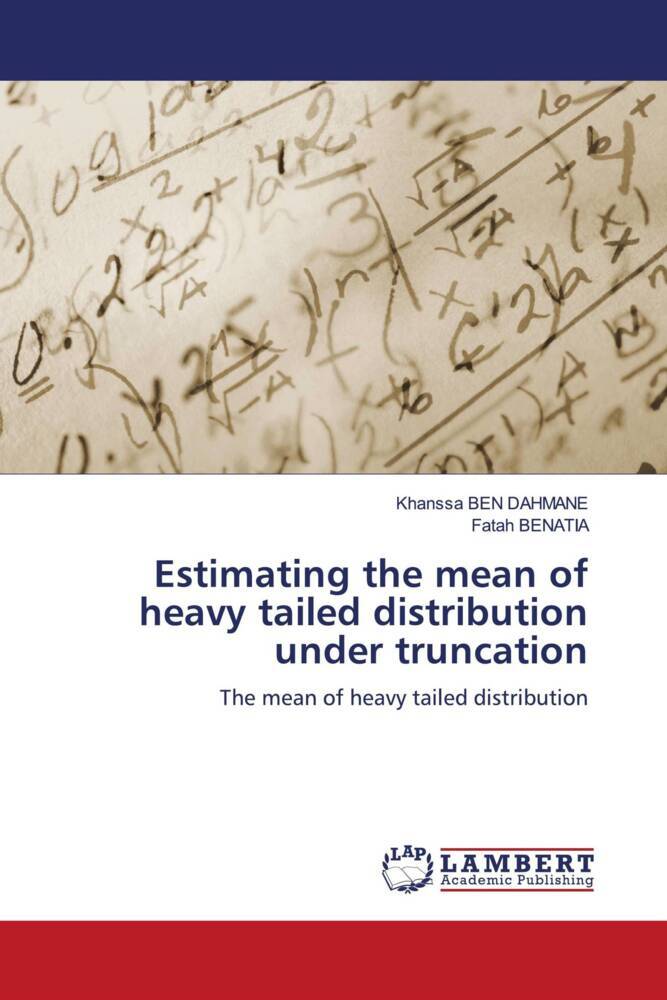 Estimating the mean of heavy tailed distribution under truncation