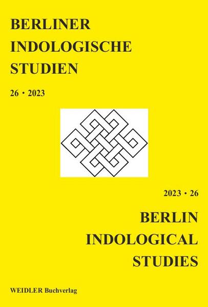 Berliner Indologische Studien / Berlin Indological Studies