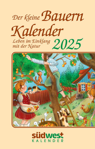 Der kleine Bauernkalender 2025 - Leben im Einklang mit der Natur - Taschenkalender im praktischen Format 100 x 155 cm