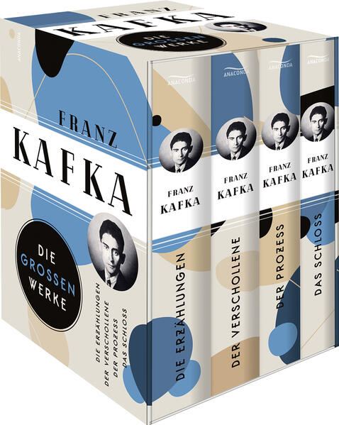 Franz Kafka Die großen Werke (Die Erzählungen - Der Verschollene - Der Prozess - Das Schloss) (4 Bände im Schuber)