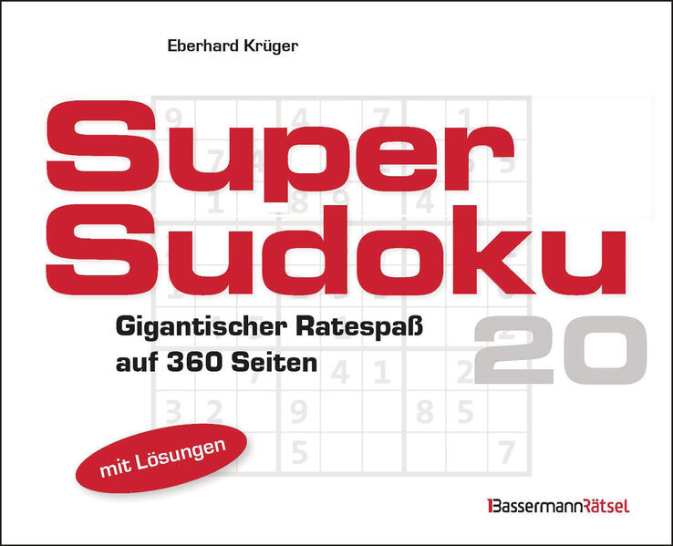 Supersudoku 20 (5 Exemplare à 399 EUR)