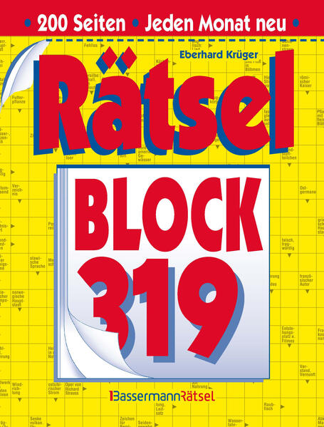 Rätselblock 319 (5 Exemplare à 299 EUR)