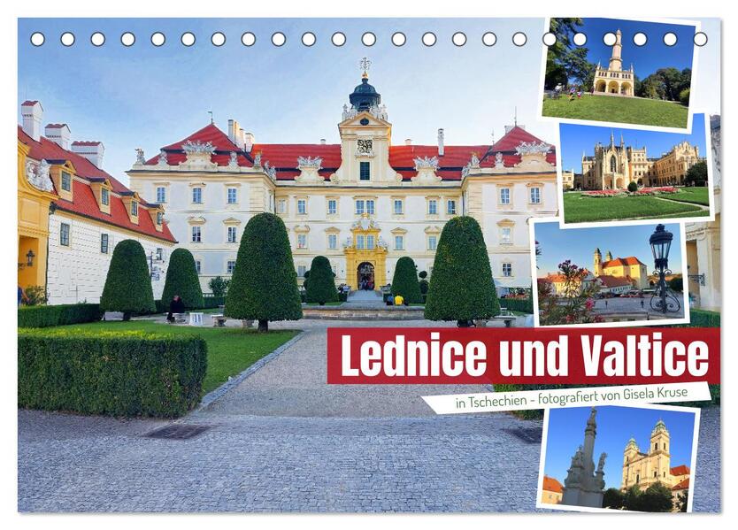 Lednice und Valtice in Tschechien (Tischkalender 2024 DIN A5 quer) CALVENDO Monatskalender