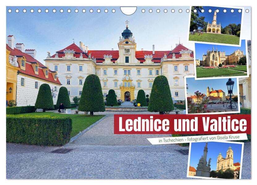 Lednice und Valtice in Tschechien (Wandkalender 2024 DIN A4 quer) CALVENDO Monatskalender