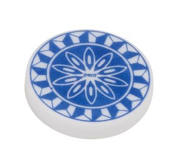 Philos 8252 - Carrom Stricker Imitation 10 g Carromstein Synco Kunststoff weiß/blau