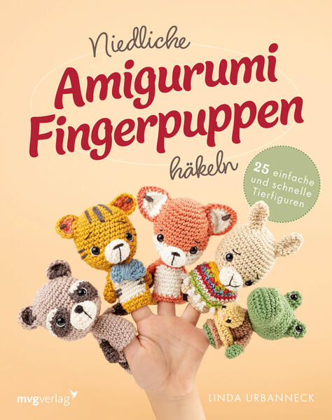 Niedliche Amigurumi-Fingerpuppen häkeln
