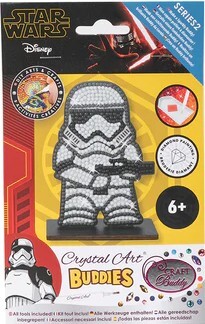 Craft Buddy CAFGR-SWS011 - Crystal Art Buddies Stormtrooper Disney Star Wars Serie 2 Bastelset Höhe: 11cm