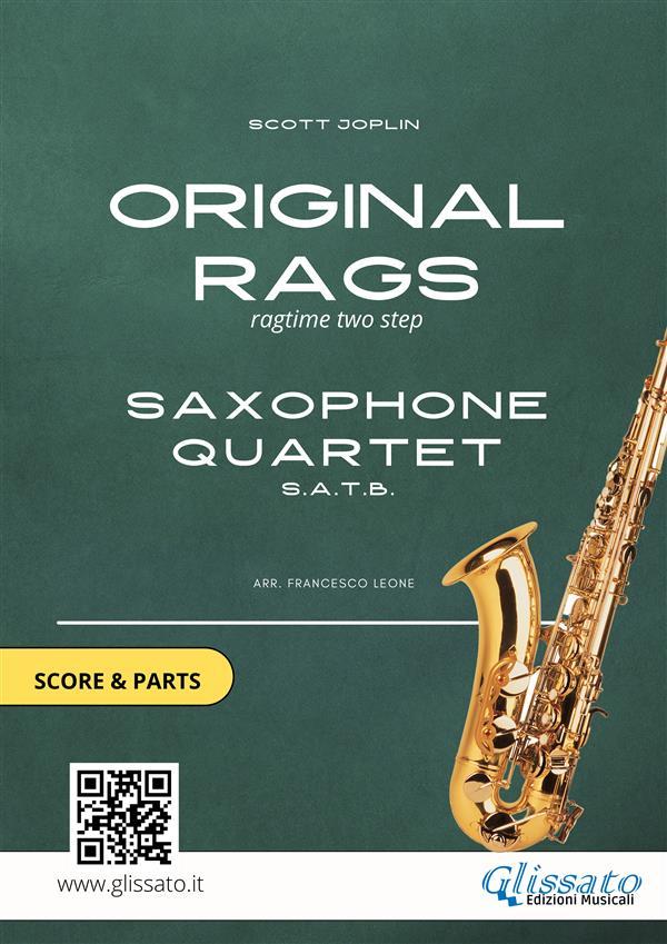Saxophone Quartet score & parts: Original Rags