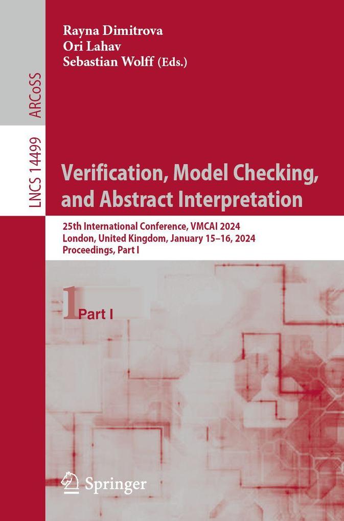 Verification Model Checking and Abstract Interpretation