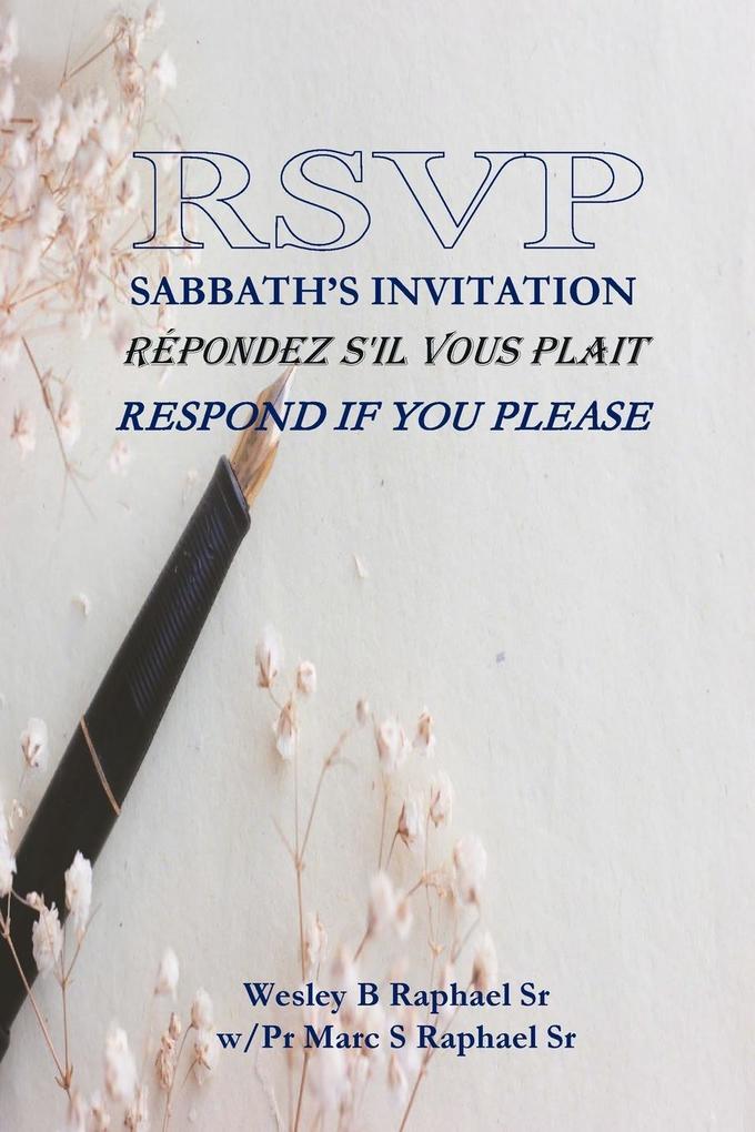 RSVP - THE SABBATH‘S INVITATION