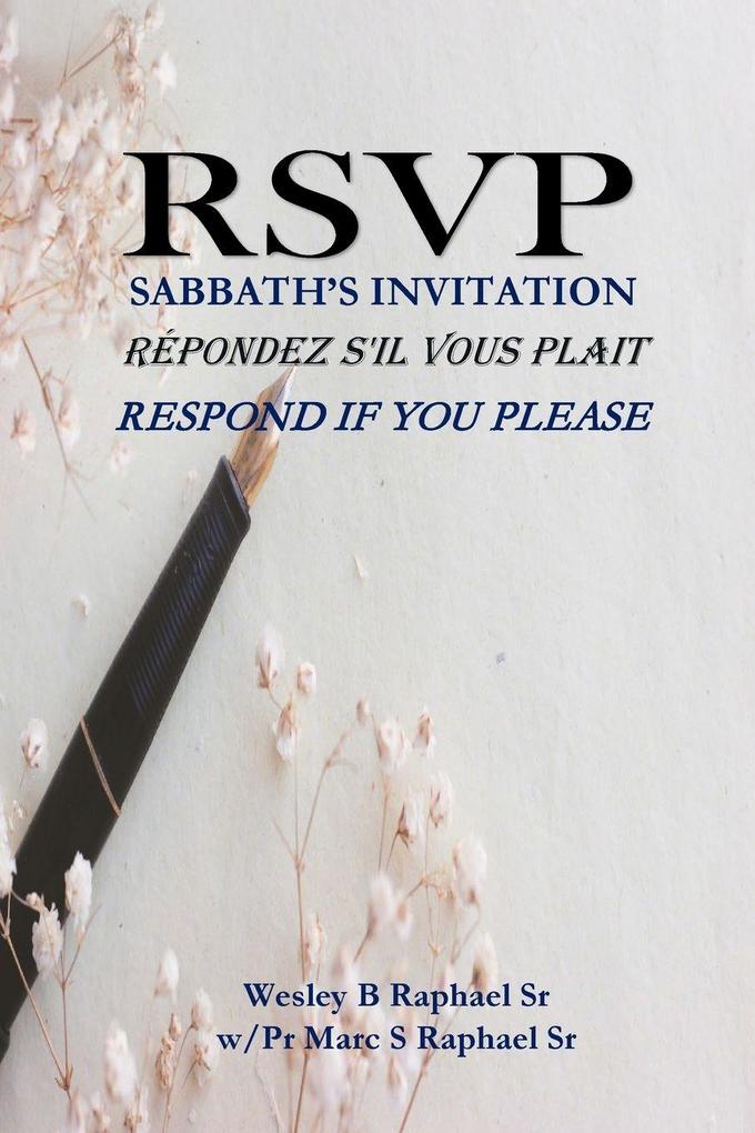 RSVP - THE SABBATH'S INVITATION
