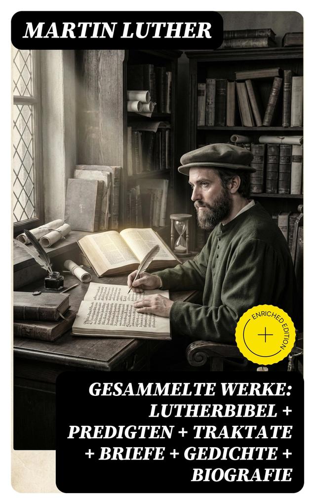 Gesammelte Werke: Lutherbibel + Predigten + Traktate + Briefe + Gedichte + Biografie