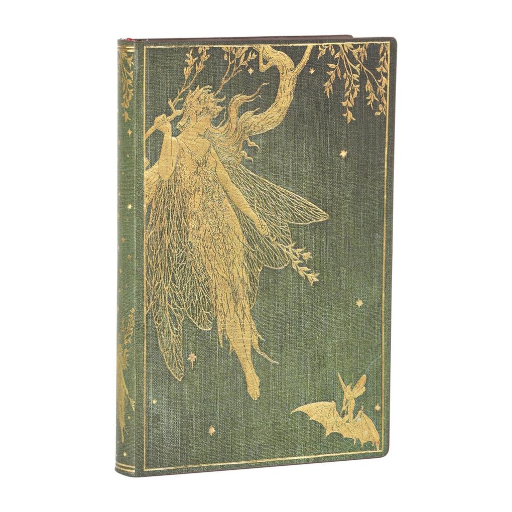 Paperblanks Olive Fairy Lang‘s Fairy Books Softcover Flexi Mini Lined Elastic Band Closure 208 Pg 80 GSM