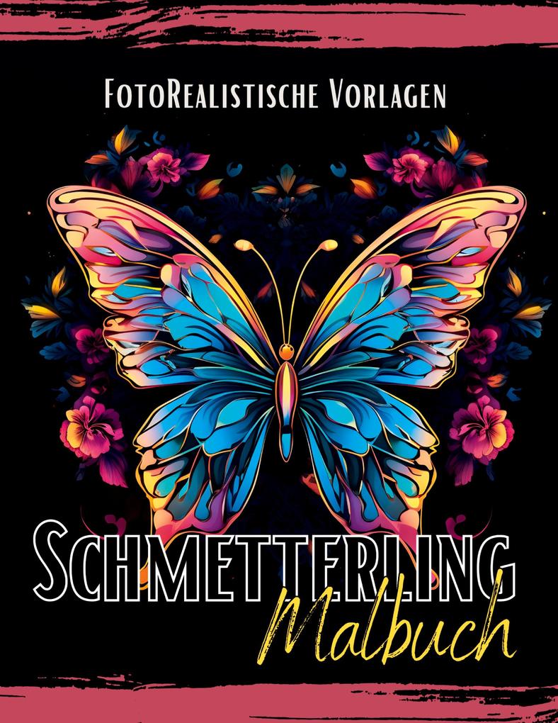 Schmetterling Malbuch 'Fotorealistisch'.