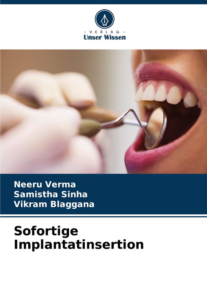 Sofortige Implantatinsertion